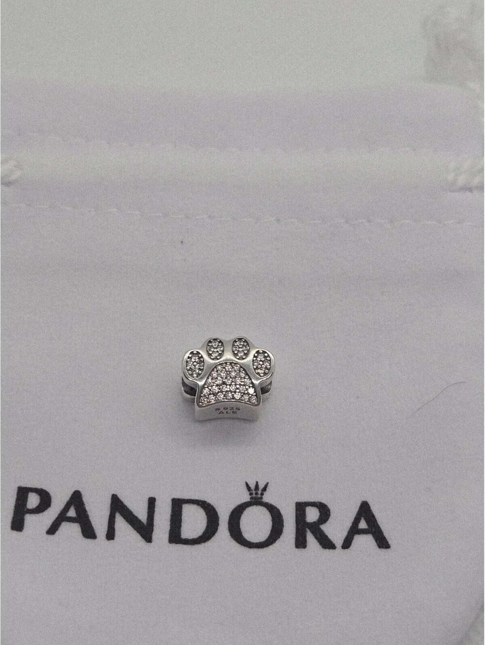 Pandora charm s925 ale silver pawprint